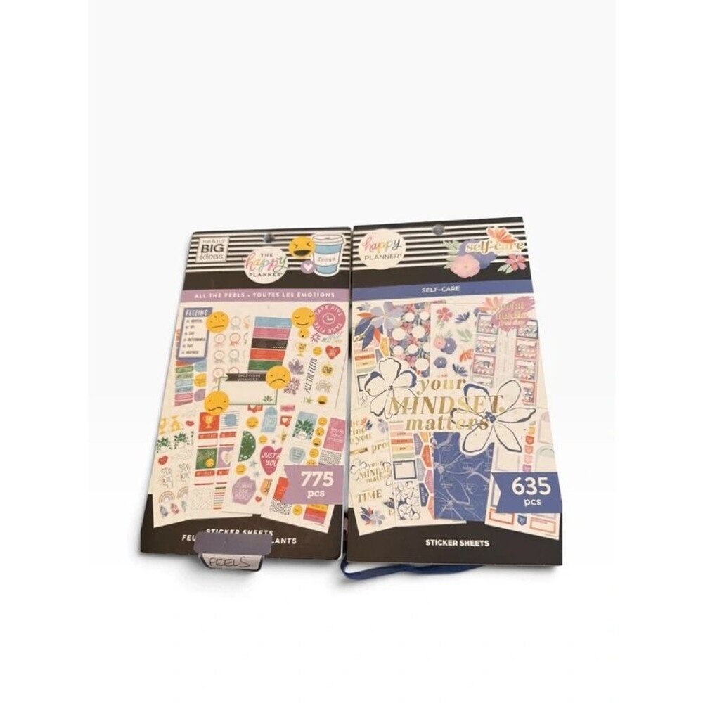 Happy Planner All the Feels & Self Care Sticker Book.